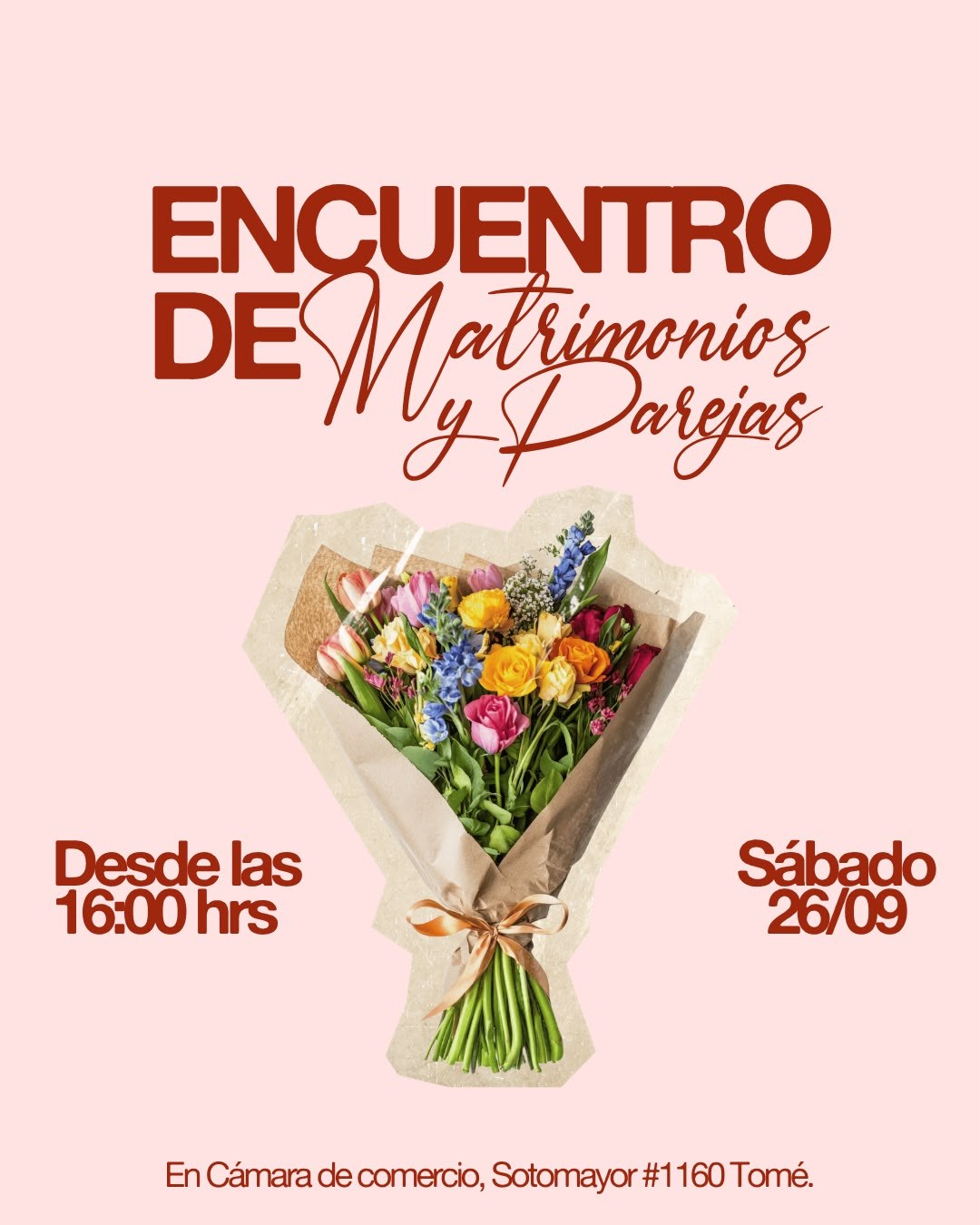 Afiche del Encuentro de Matrimonios y Parejas